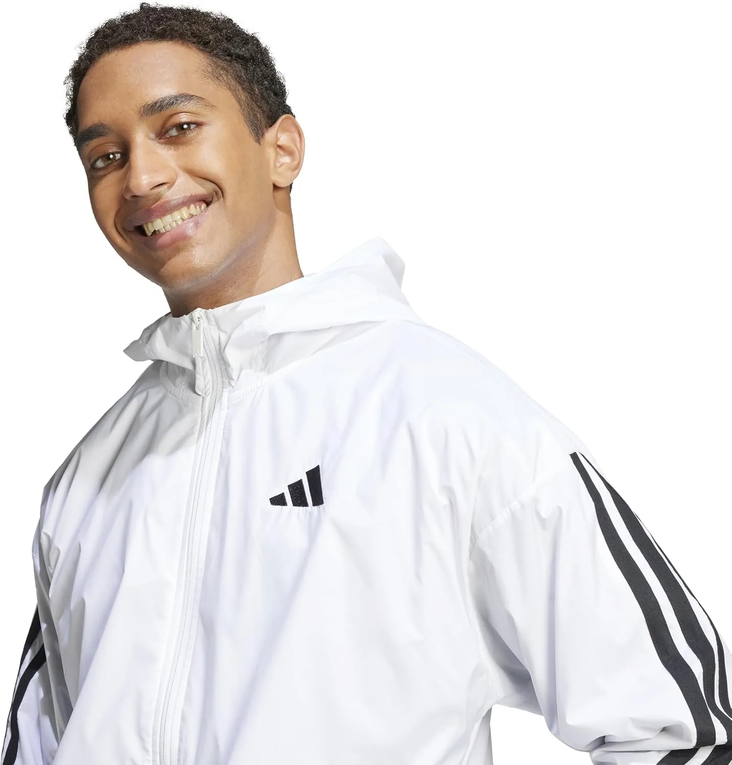 adidas Men's Essentials 3-Stripes Windbreaker