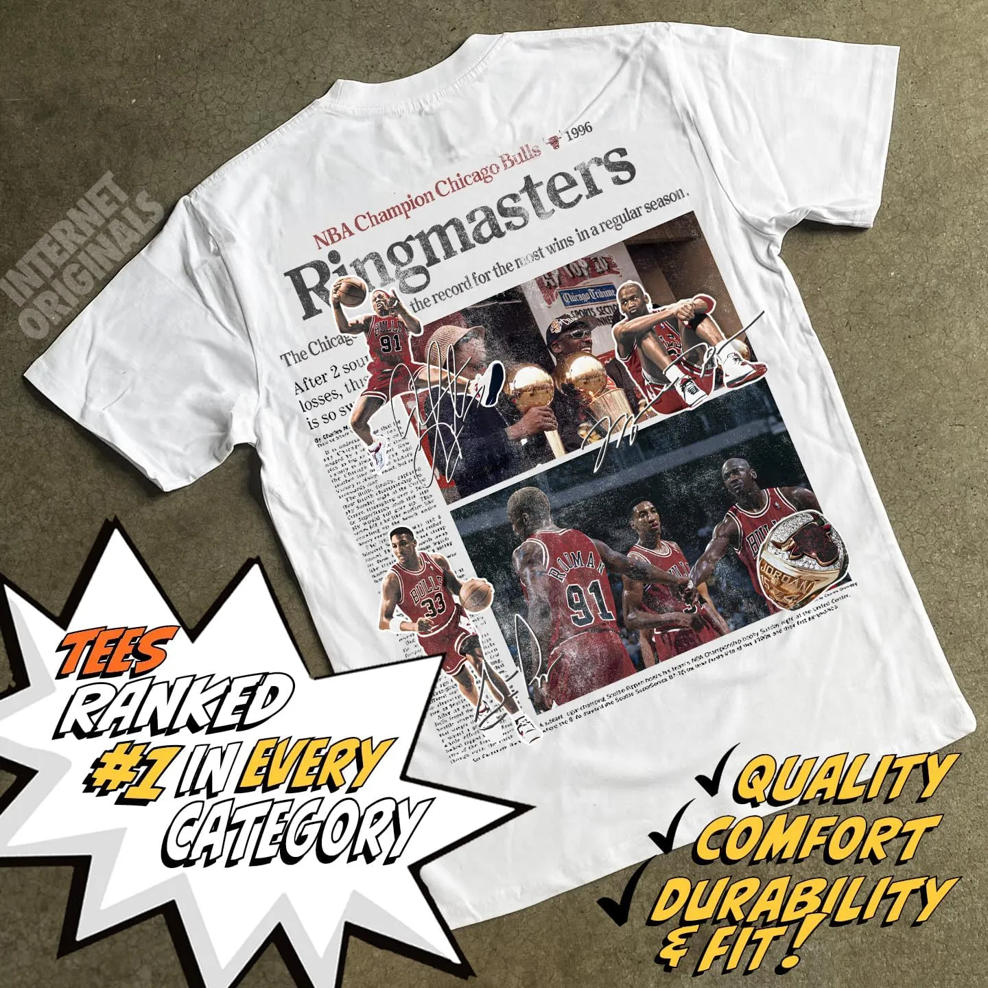 Anthony Edwards Newspaper Graphic T-Shirt | Y2K Vintage Basketball Rap | Premium Heavyweight Shirt for Men & Women