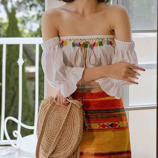 Avery Long skirt with Blouse