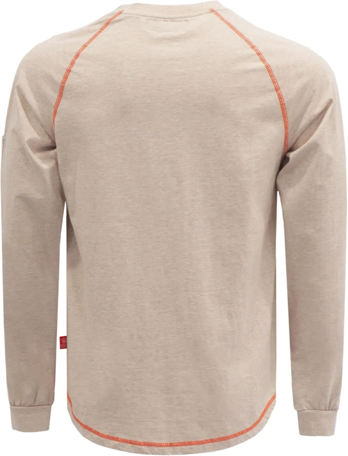 BOCOMAL FR Shirts Heather Series 6oz Flame Resistant T Shirt NFPA2112 CAT2 Fire Retardant Crew Work Shirt