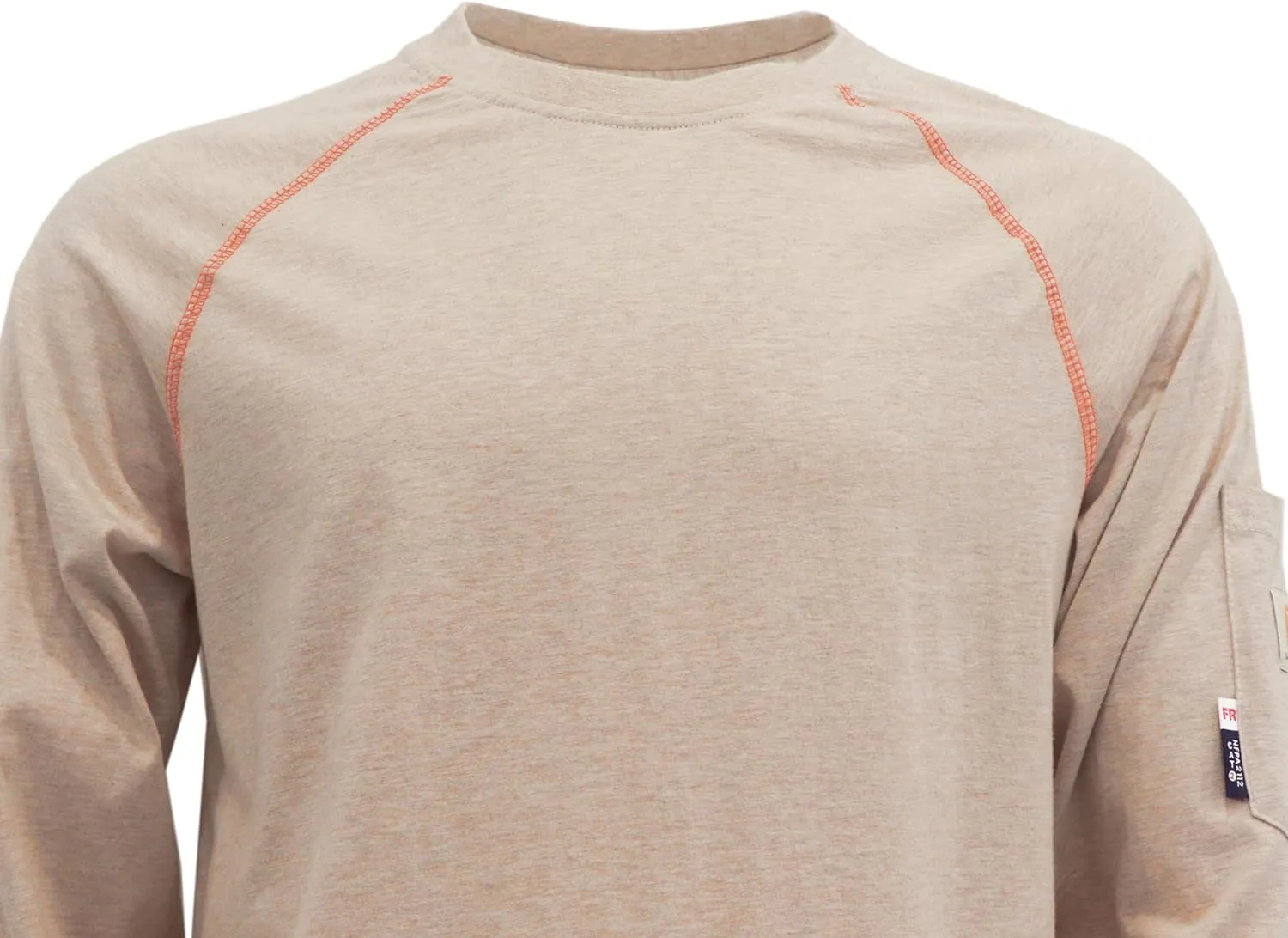 BOCOMAL FR Shirts Heather Series 6oz Flame Resistant T Shirt NFPA2112 CAT2 Fire Retardant Crew Work Shirt