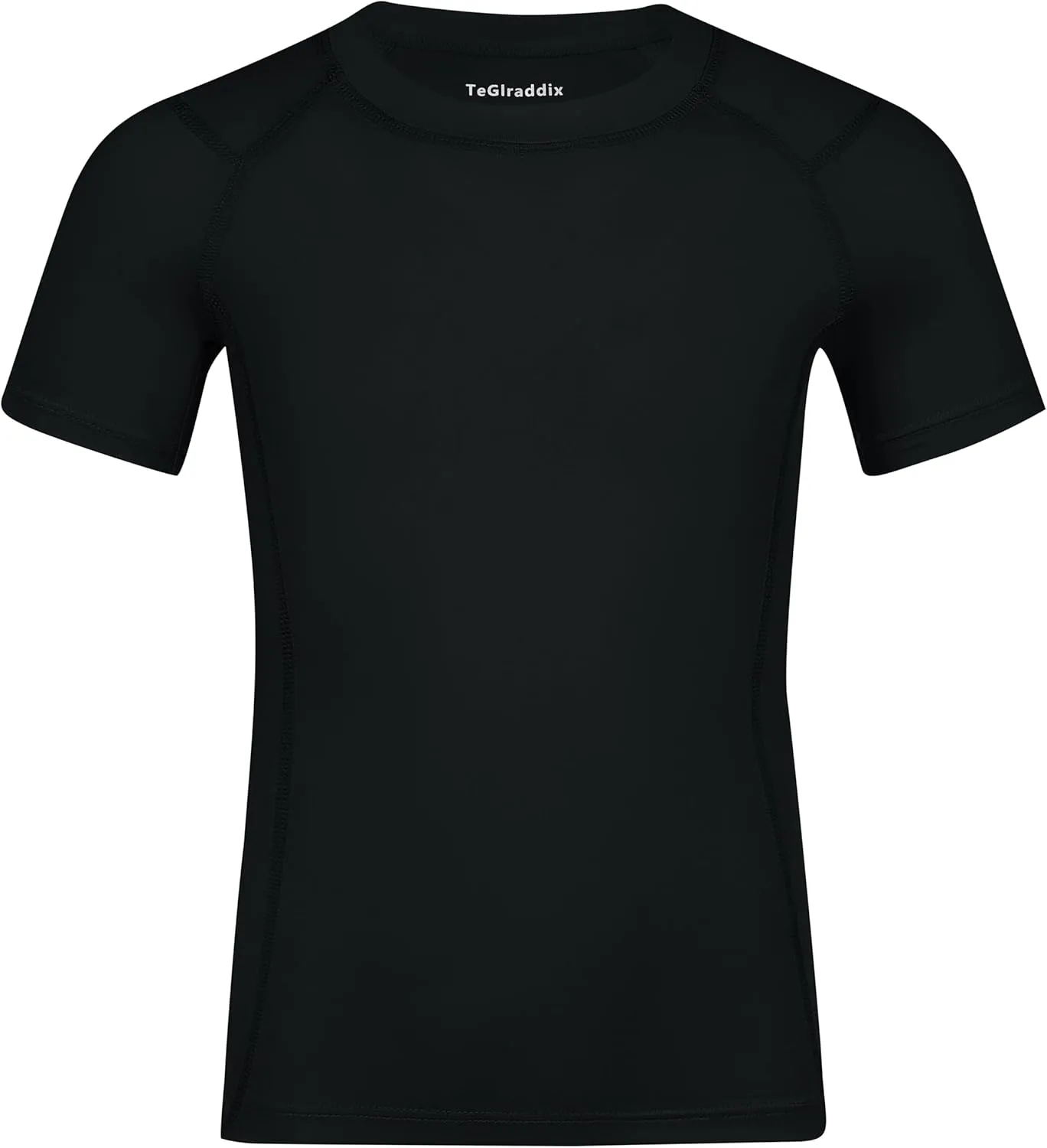 Boy Girls Compression Shirt Short Sleeve Youth Basketball Undershirt Kids Quick Dry Athletic Base Layer T-Shirt