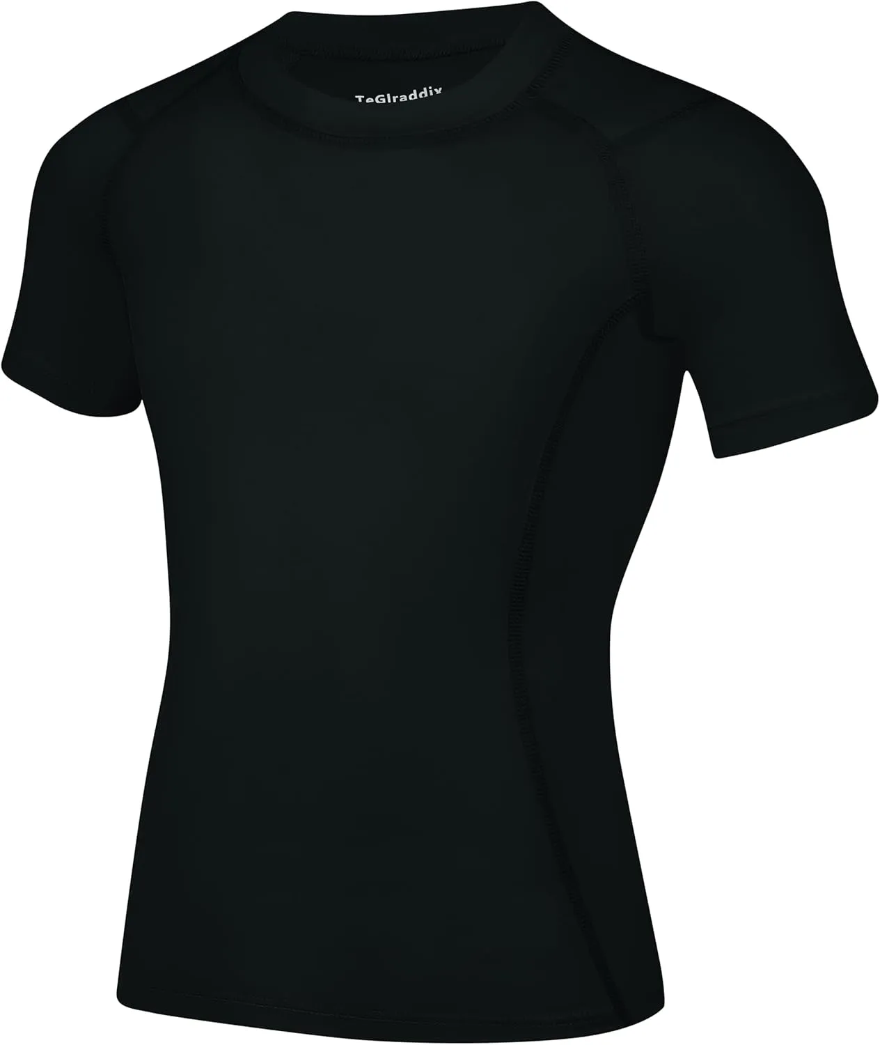 Boy Girls Compression Shirt Short Sleeve Youth Basketball Undershirt Kids Quick Dry Athletic Base Layer T-Shirt