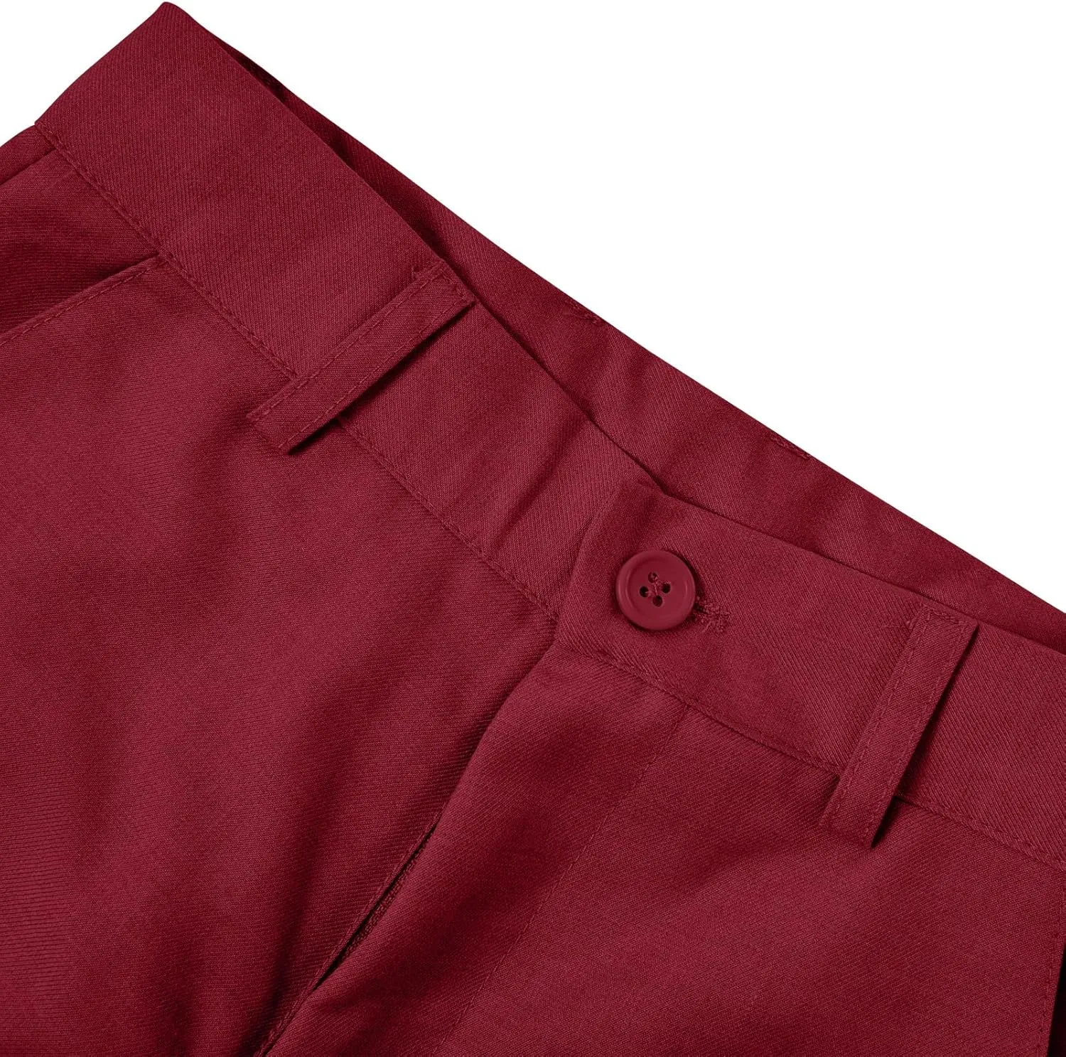 Boys Dress Pants for Kids Flat Front School Uniform Slacks Pants with Adjustable Waist
