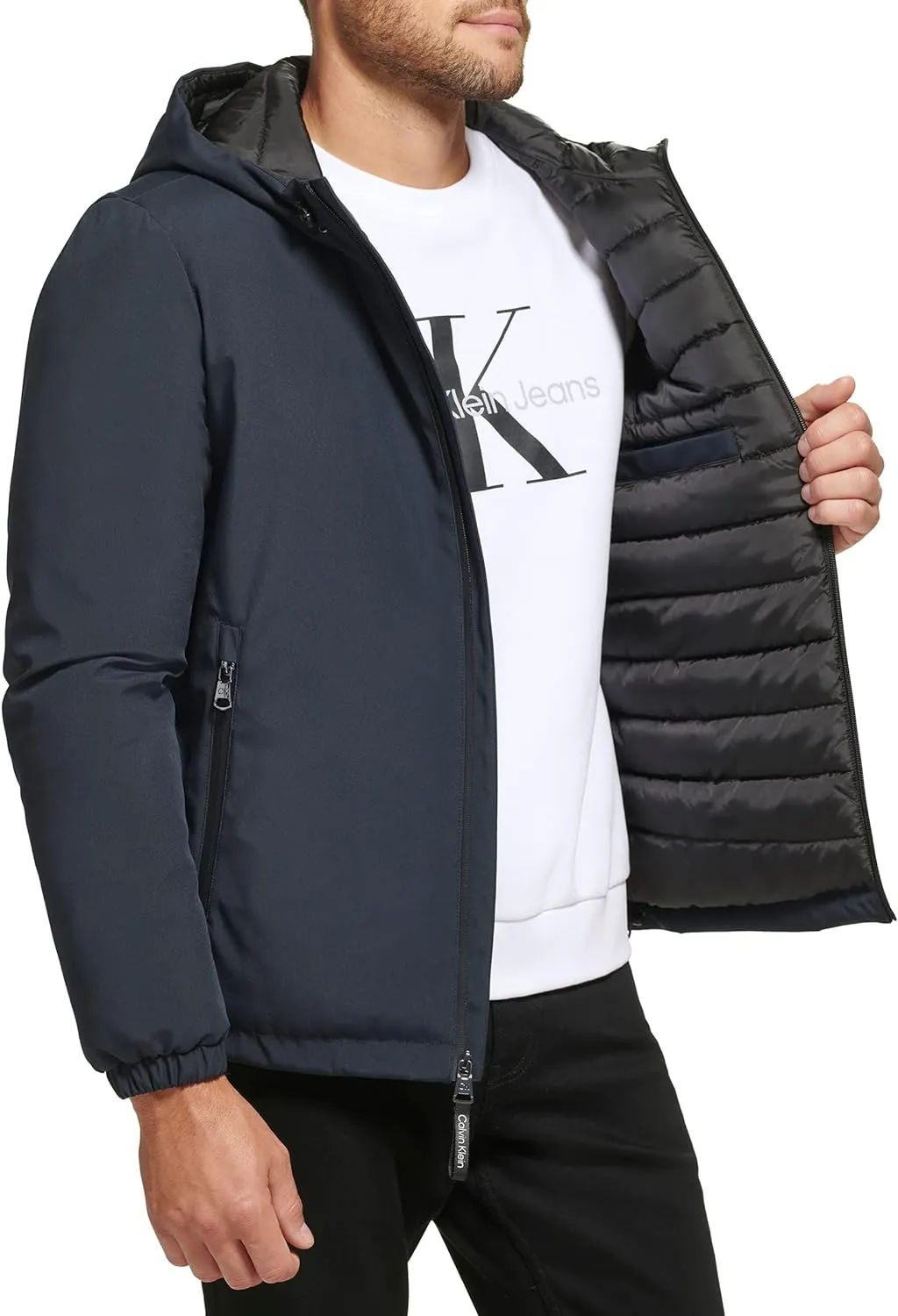 Calvin Klein Men's Hooded Windbreaker