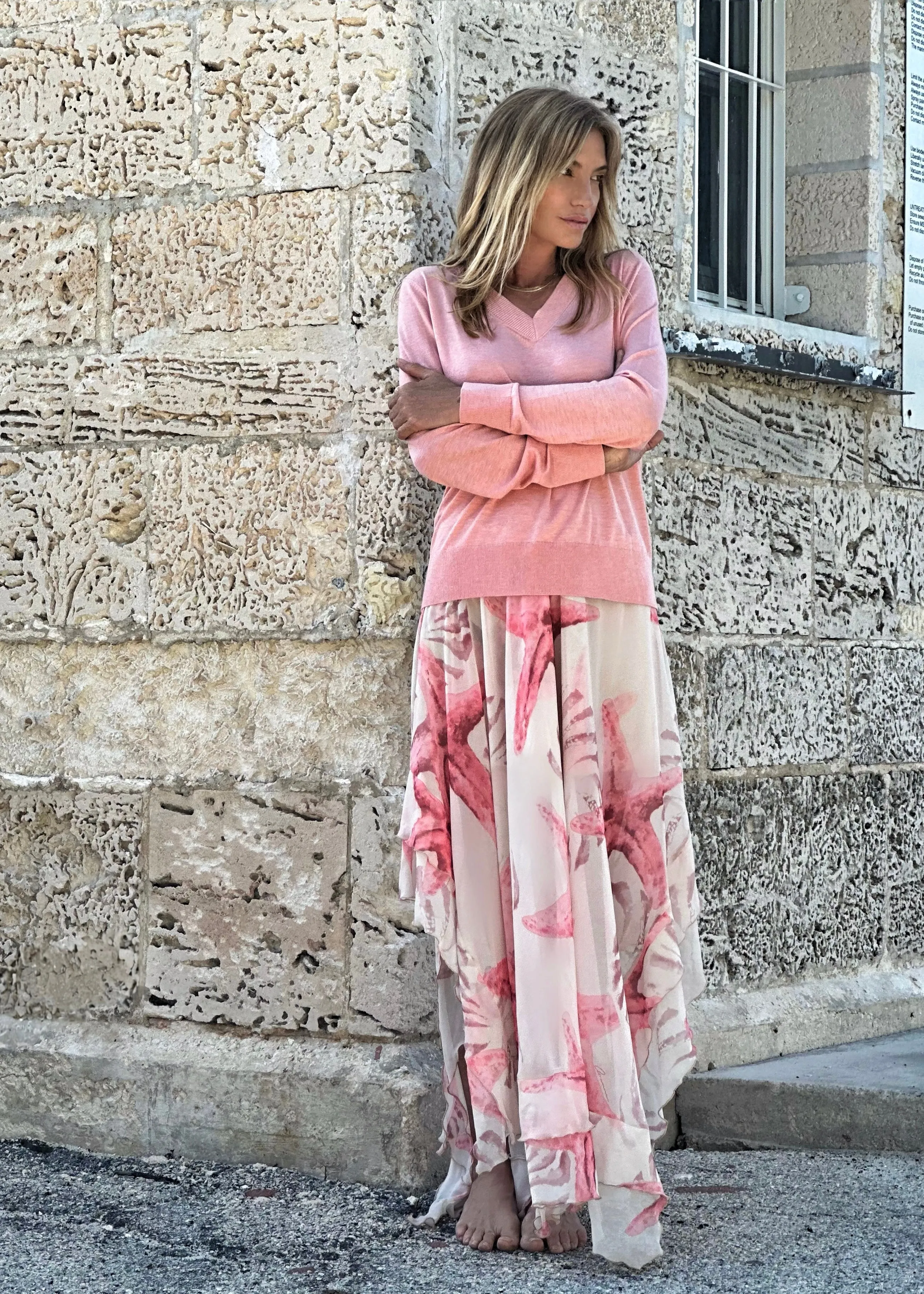 Cara Cashmere Blend Sweater