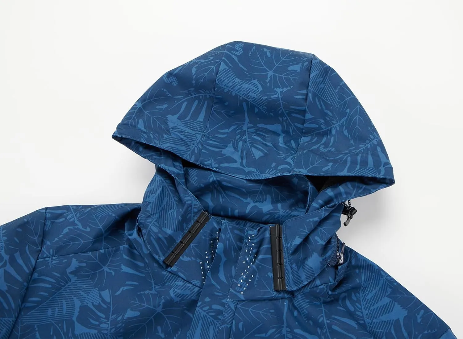 Chaos World Men's Rain Jacket With Hood Windbreaker Lightweight Waterproof Raincoat Trench Coat Camping Gear