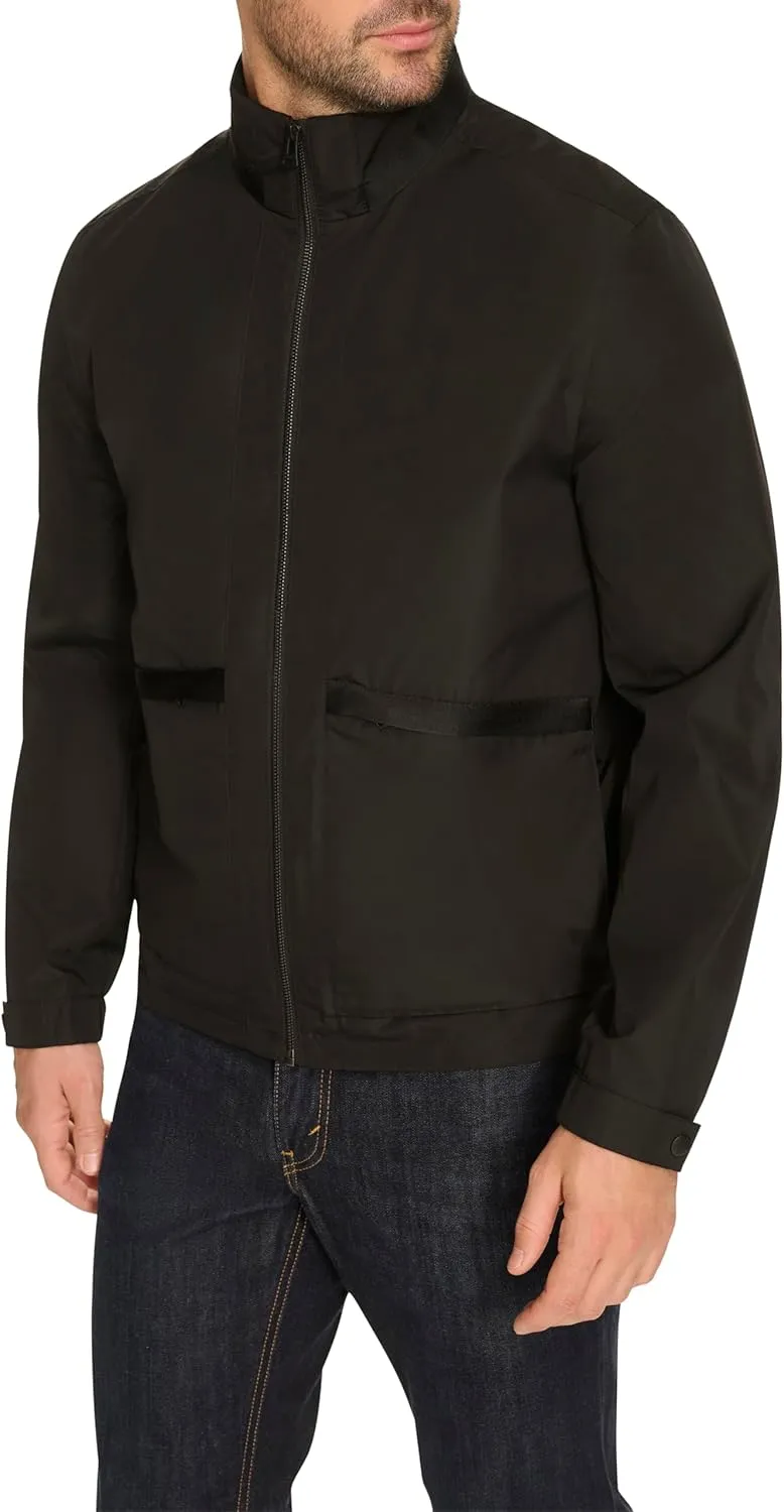 Cole Haan Men's Short Sleeve Self Packable Windbreaker