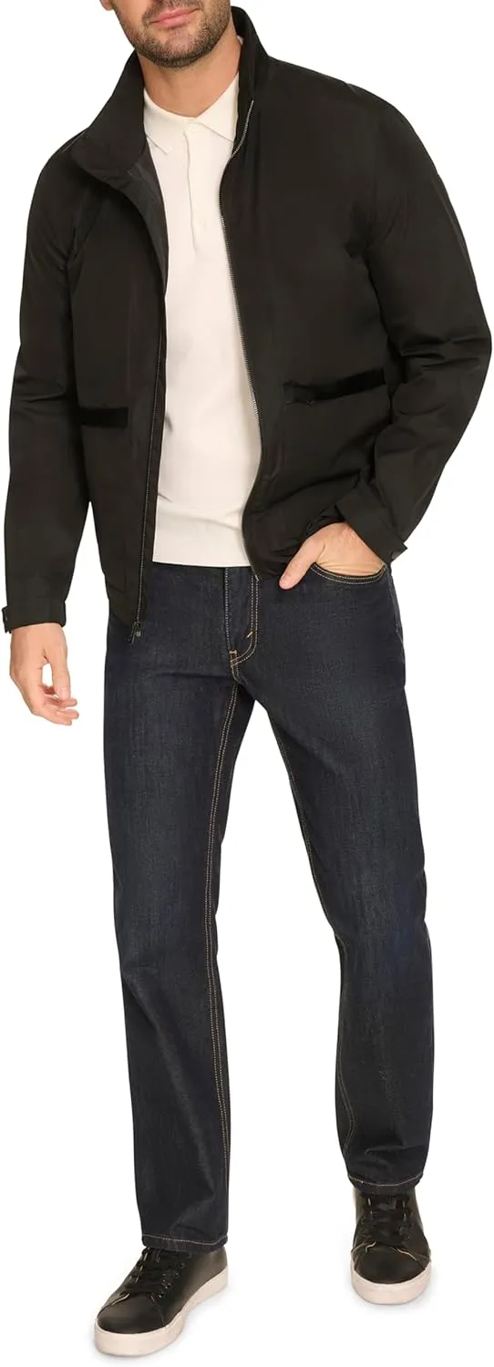 Cole Haan Men's Short Sleeve Self Packable Windbreaker