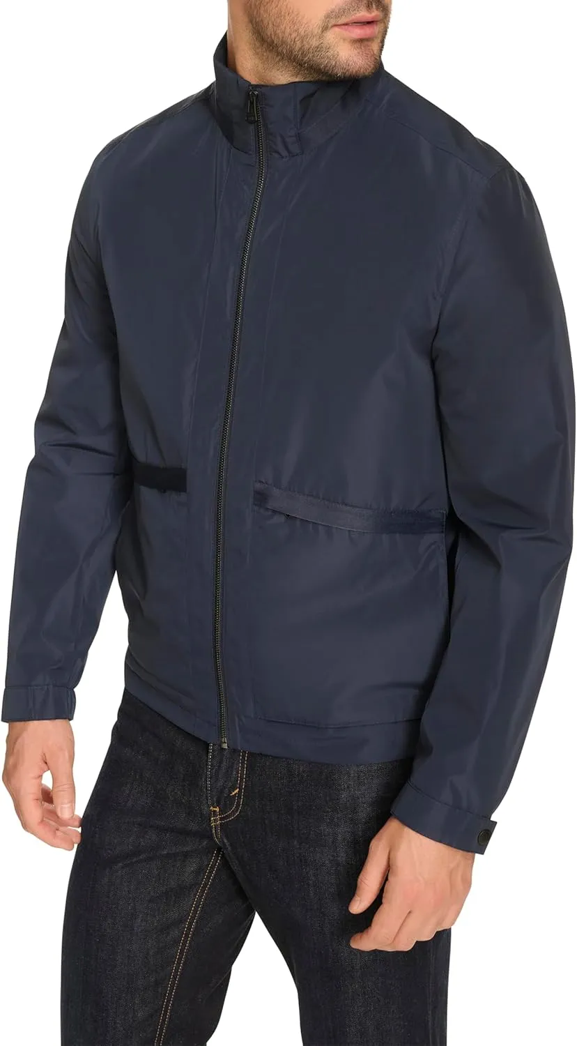 Cole Haan Men's Short Sleeve Self Packable Windbreaker
