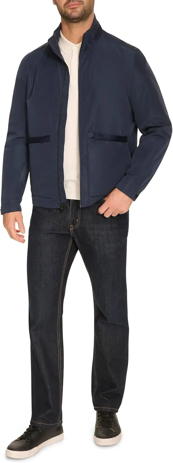 Cole Haan Men's Short Sleeve Self Packable Windbreaker