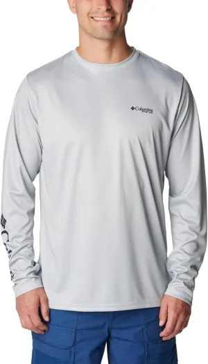 Columbia Men's Terminal Tackle PFG Fins and Stripes Long Sleeve