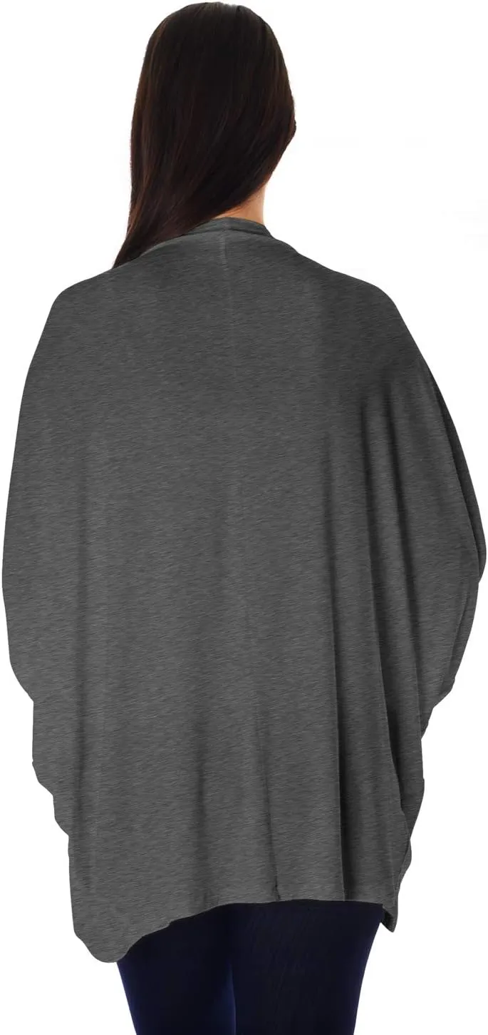 DFF Shop Women's Batwing Half Sleeve Open Cardigan (Size: S- 5X)