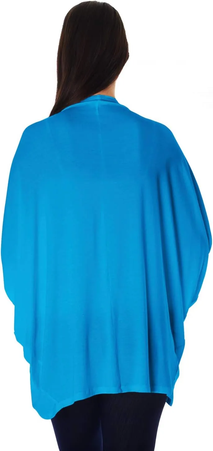 DFF Shop Women's Batwing Half Sleeve Open Cardigan (Size: S- 5X)