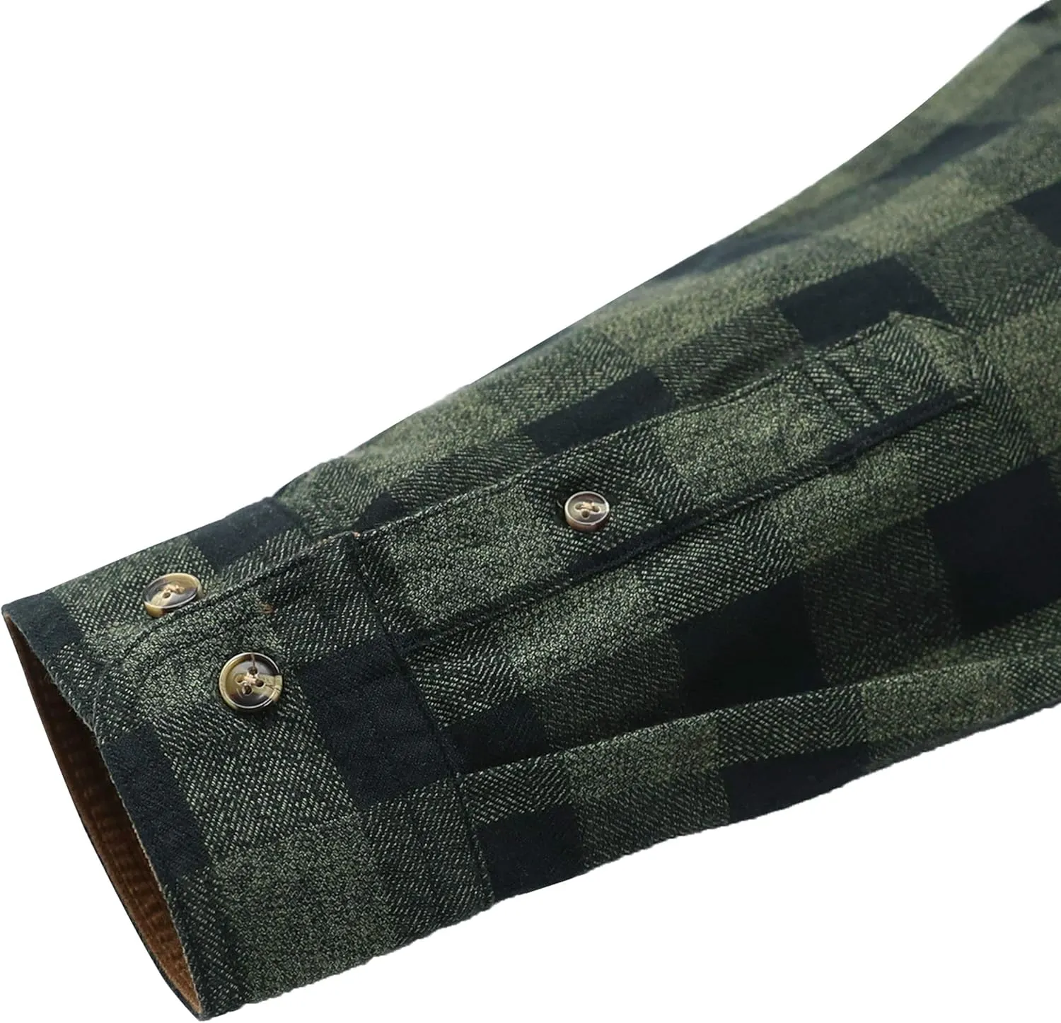 Dubinik Mens Flannel Shirts Long Sleeve Flannel Shirt for Men Casual Button Down Brushed 100% Cotton Shirt