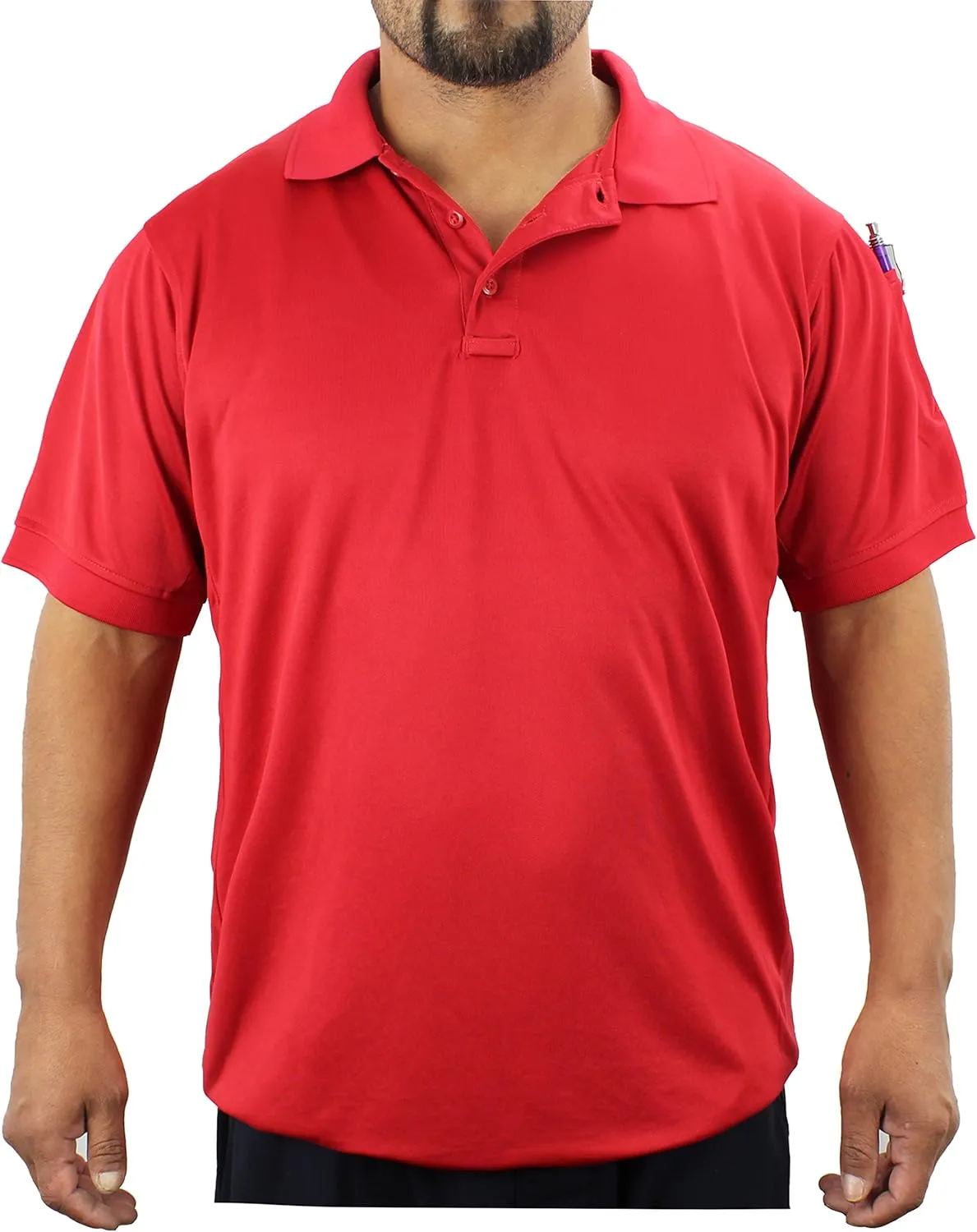 First Class Men's Tactical Performance Polo Shirt, Moisture Wicking, Quick Dry, Lightweight, Short Sleeve Polo Shirt