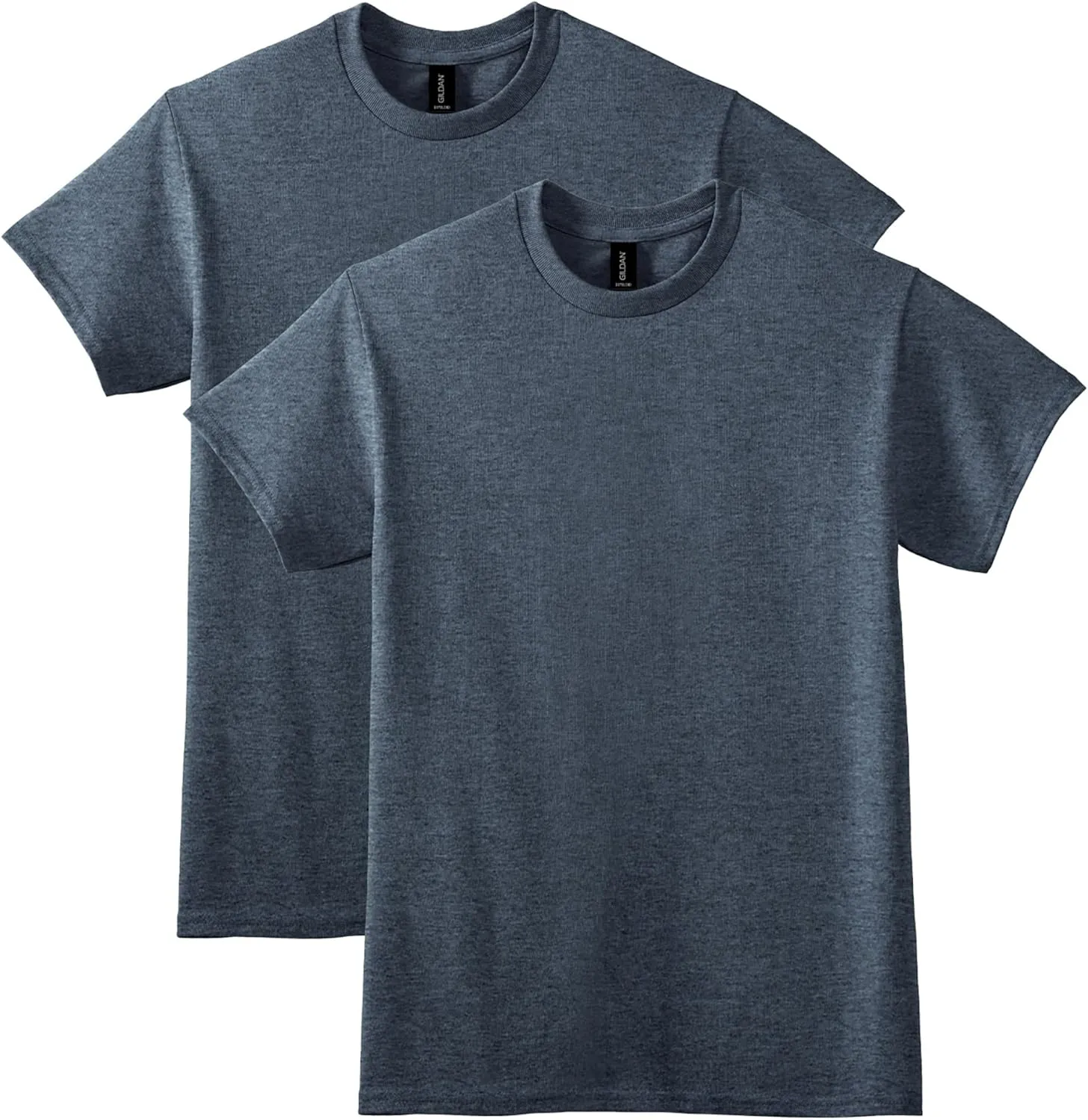 Gildan Unisex Adult Dryblend T-shirt, Style G8000, Multipack Shirt, Dark Heather (2-pack), Medium US