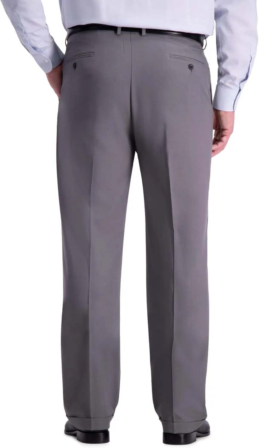 Haggar Men's Premium Comfort Classic Fit Pleat Front Dress Pant (Regular And Big & Tall Sizes)