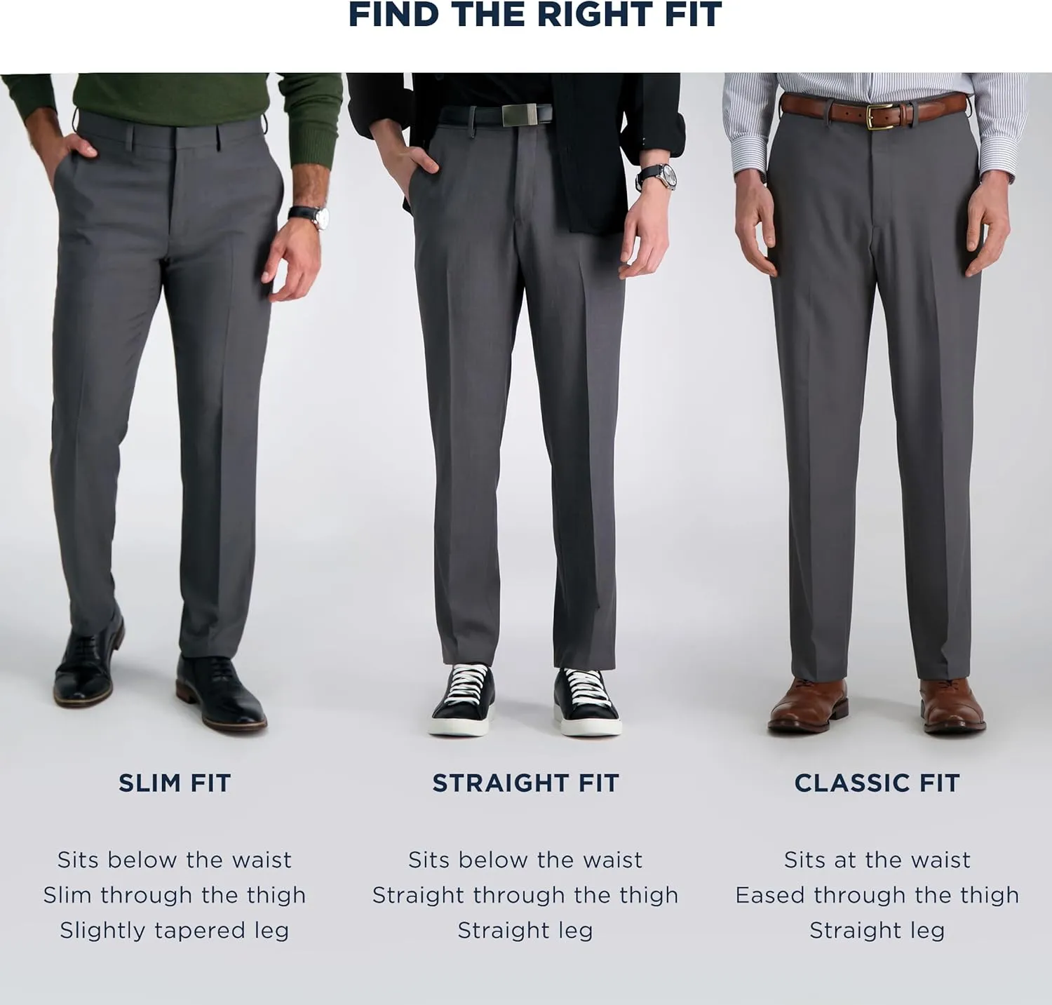 Haggar Men's Premium Comfort Classic Fit Pleat Front Dress Pant (Regular And Big & Tall Sizes)