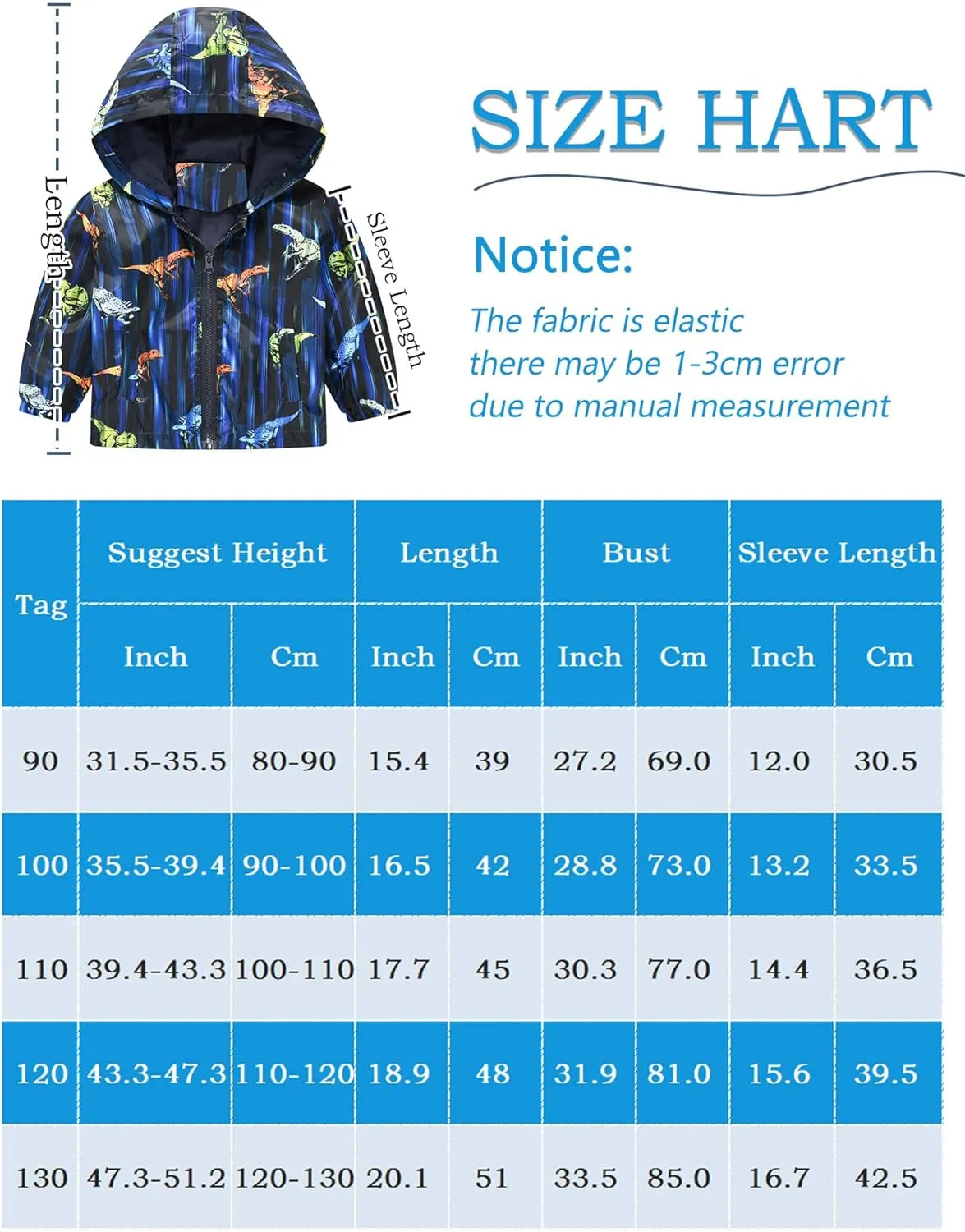 Happy Cherry Toddler Baby Casual Cartoon Prints Windbreaker Hoodie Coat Lightweight Casual Jacket 1-5T