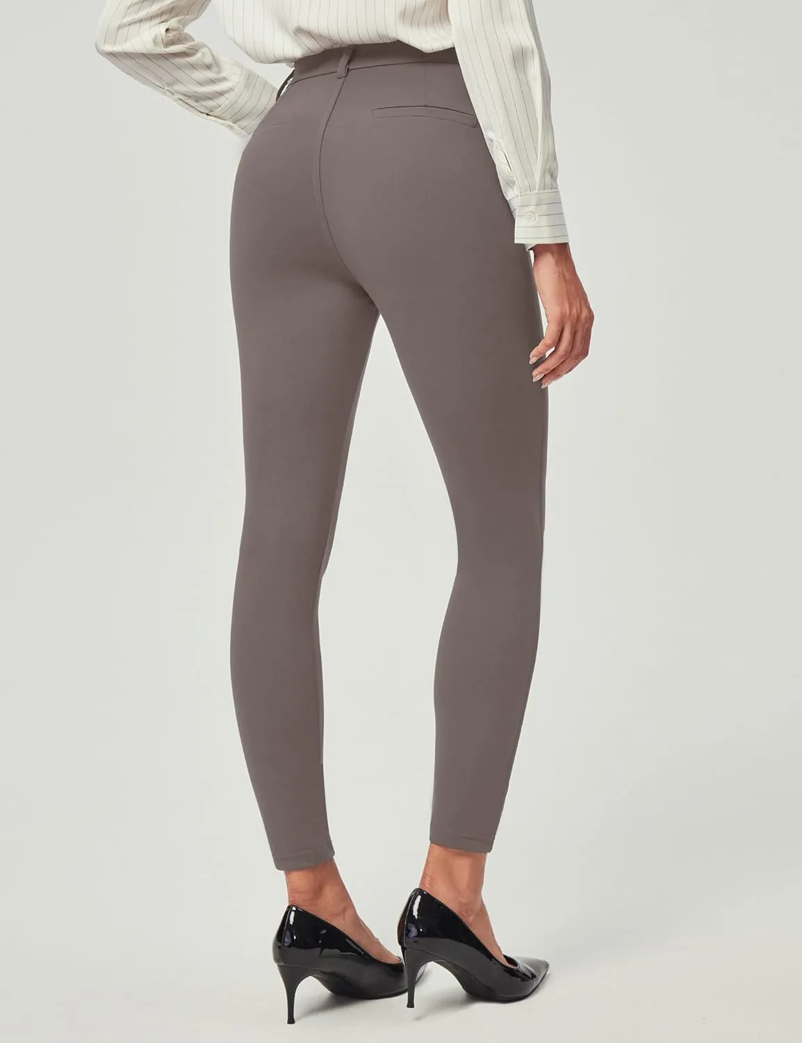 IUGA Stretchy Work Pants for Women Pull on Dress Pants for Women High Waitsted Business Casual Pants with 2 Pockets