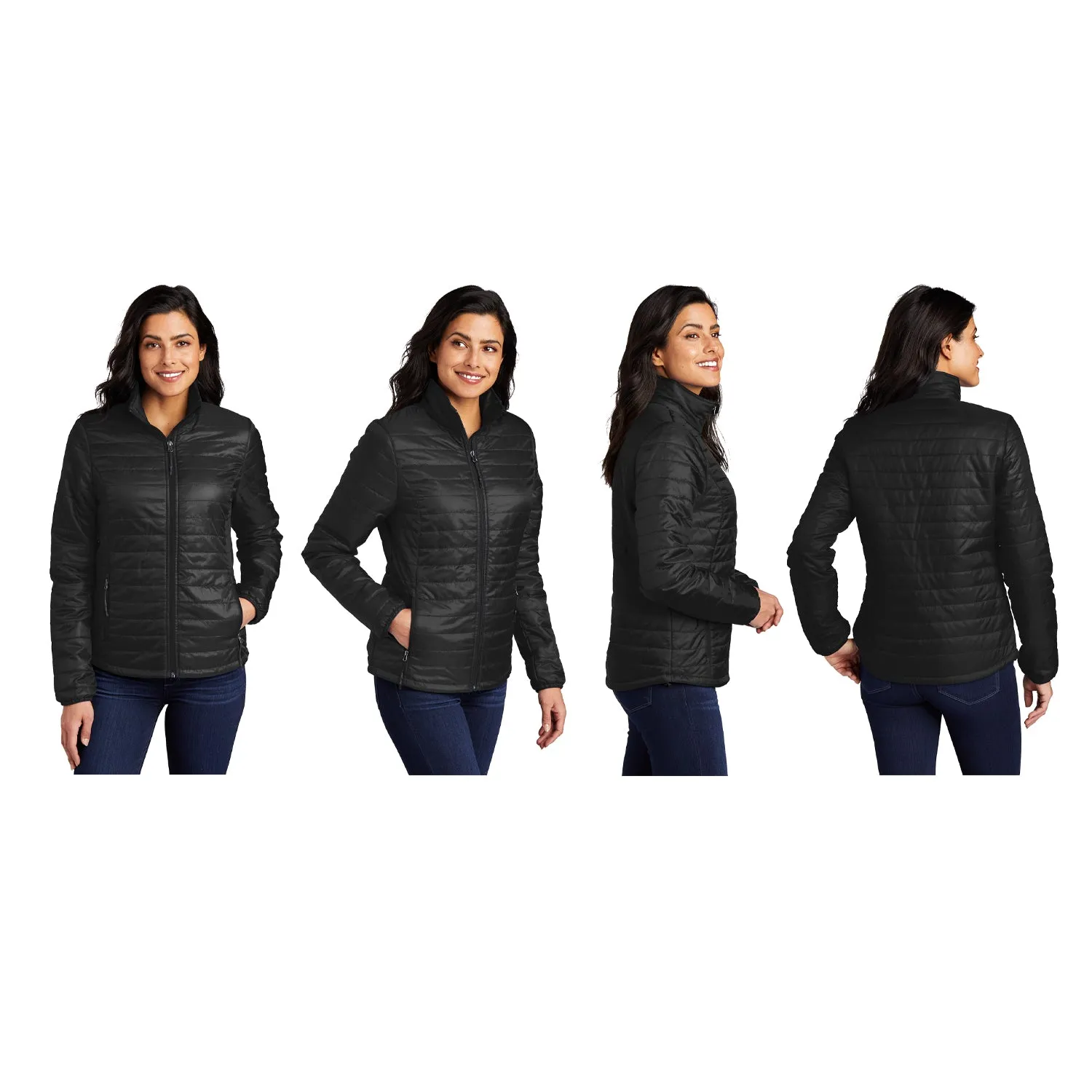 Junior League of Greenwich Puffer Jacket - JL Greenwich Logo