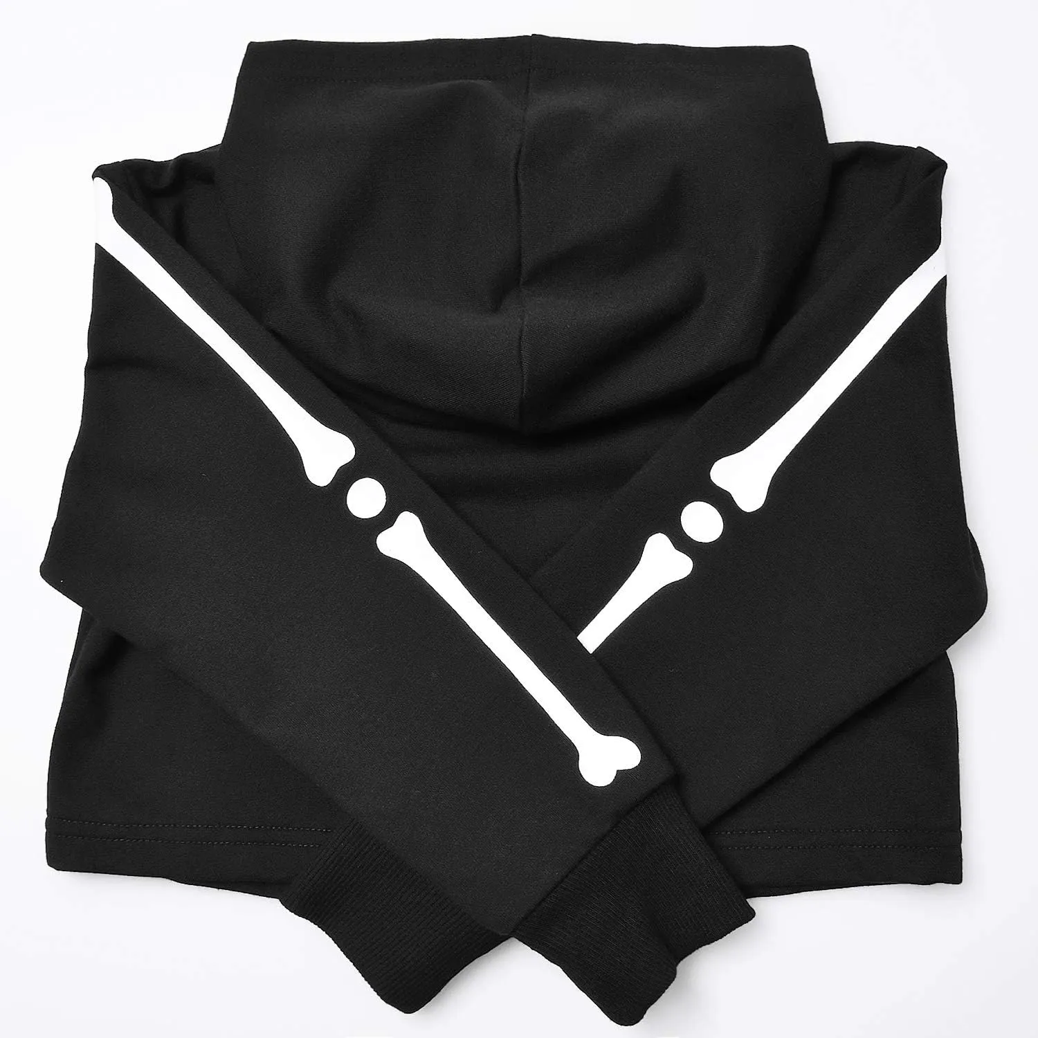 Kids Girls Leather Plaid Long Sleeve Crop Top Hoddie Cropped Sweatershirts