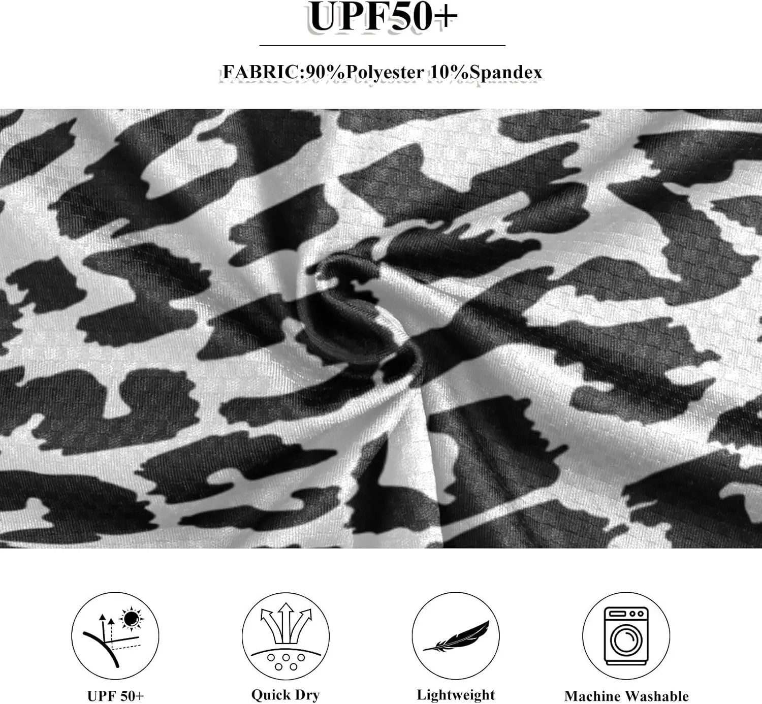 Leopard Print Women's Rash Guard Shirts Long Sleeve Swim Shirt for Women UV Sun Protection Quick Dry Swimsuit Sun Shirt