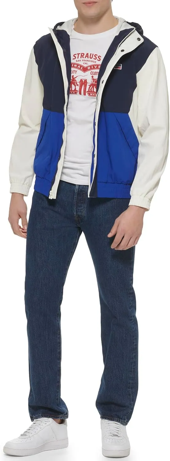 Levi's Men's Retro Color Block Windbreaker