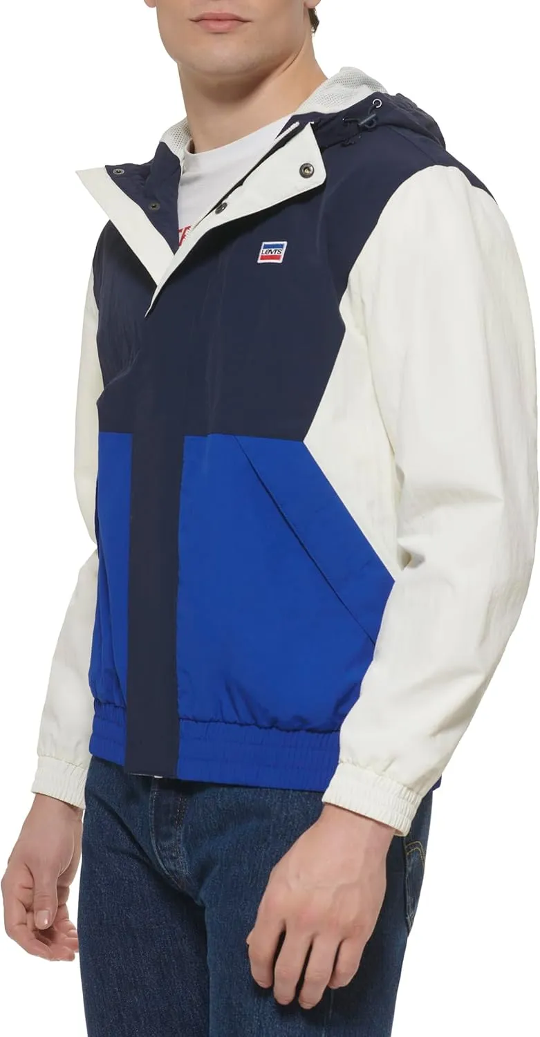 Levi's Men's Retro Color Block Windbreaker