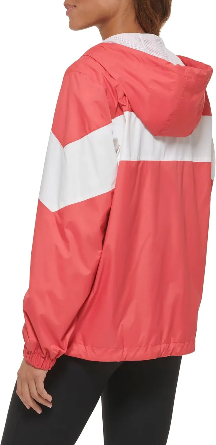 Levi's Women's Nylon Color Block Windbreaker