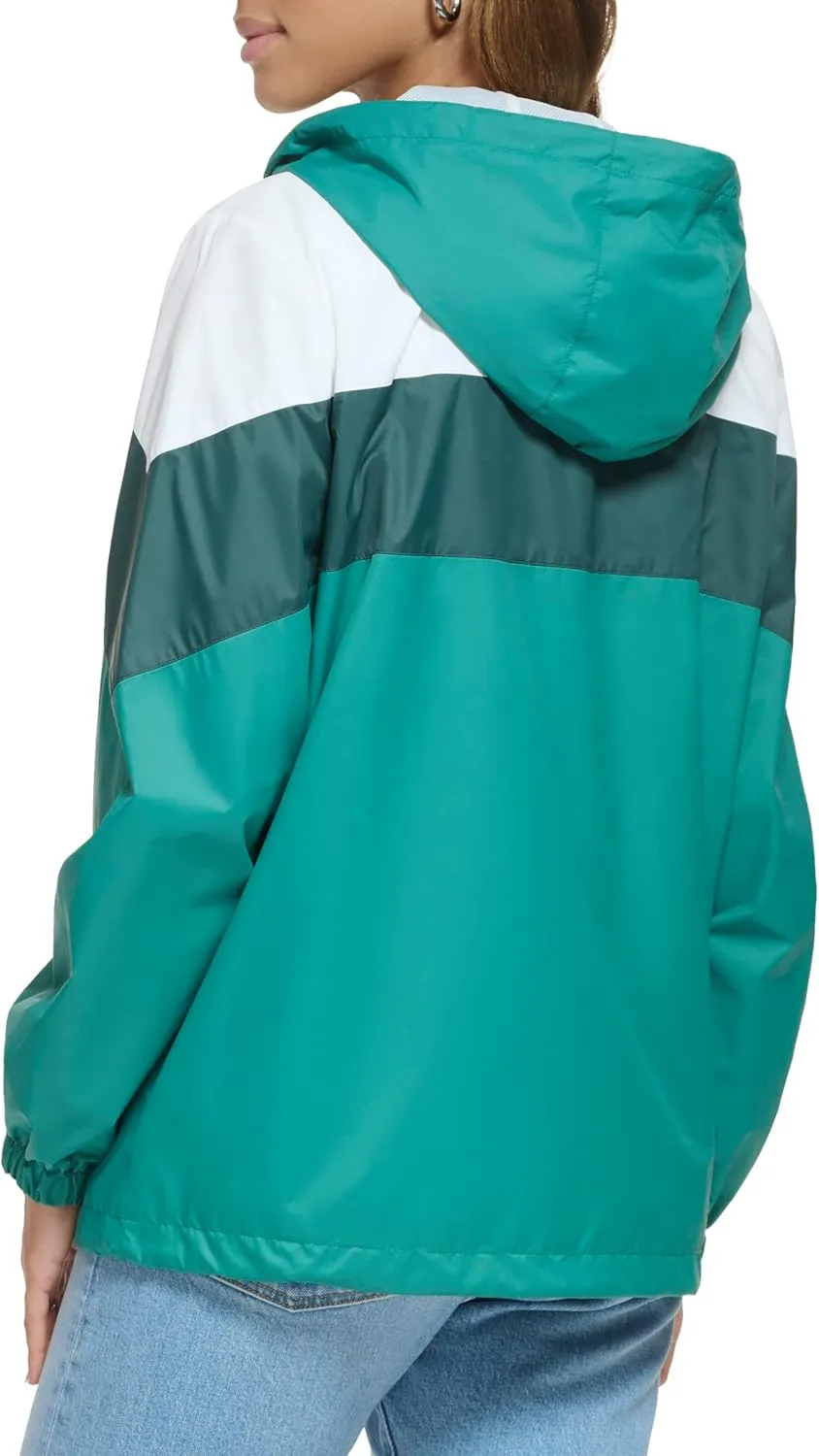 Levi's Women's Nylon Color Block Windbreaker