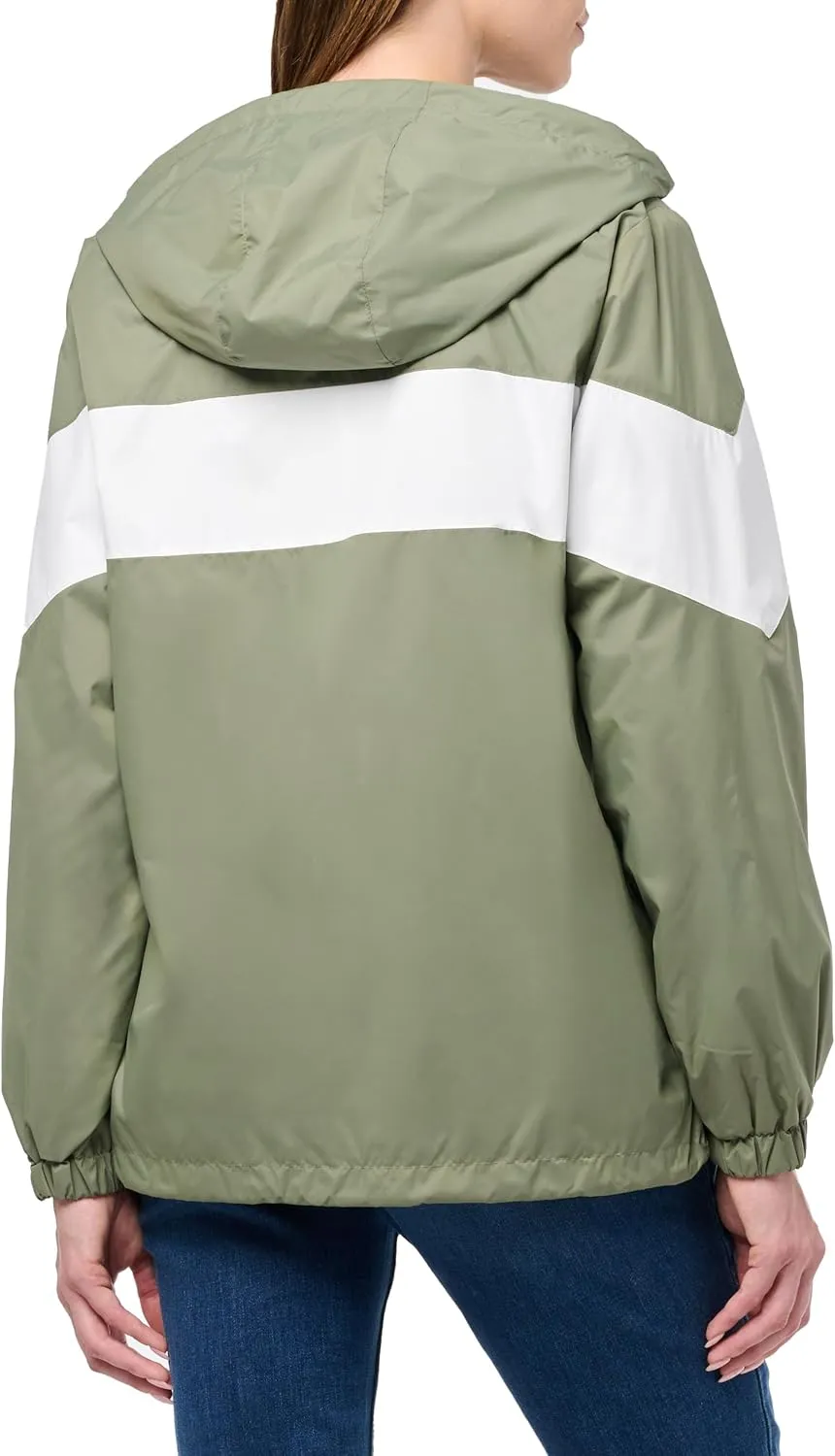 Levi's Women's Nylon Color Block Windbreaker