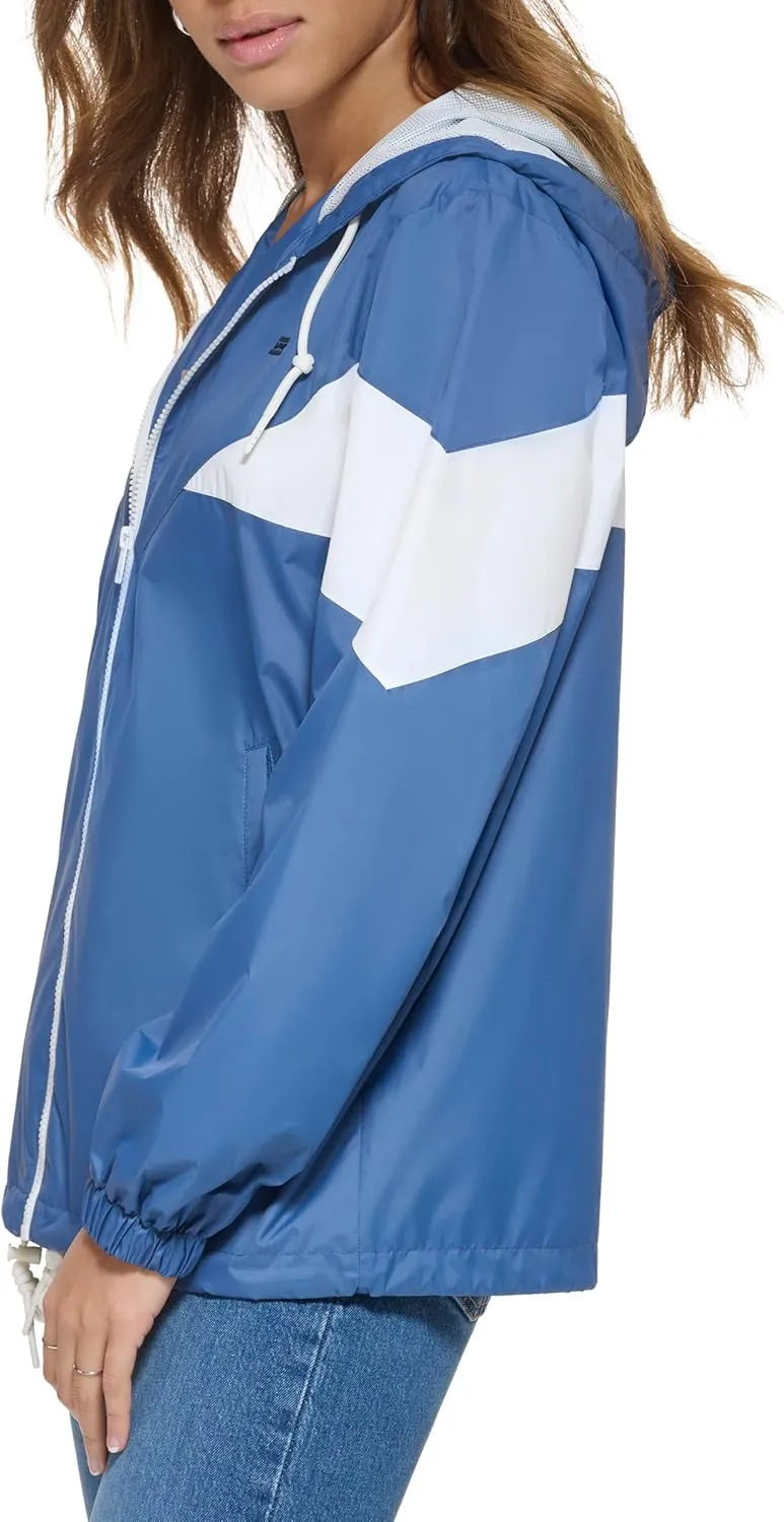 Levi's Women's Nylon Color Block Windbreaker