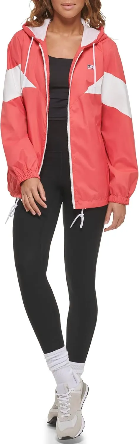 Levi's Women's Nylon Color Block Windbreaker