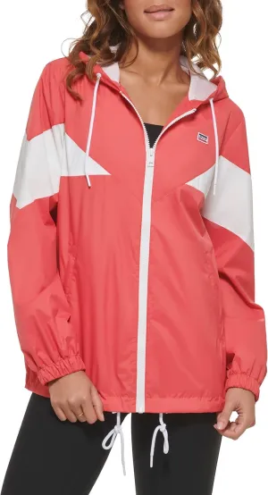 Levi's Women's Nylon Color Block Windbreaker