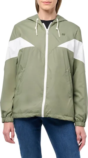 Levi's Women's Nylon Color Block Windbreaker
