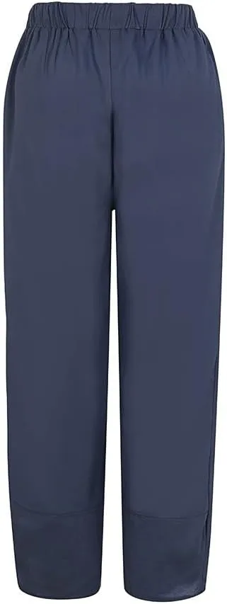 Linen Pants Women Capri Pants Casual Cropped Baggy Trousers Elastic Waisted Yoga Comfy Loose Palazzo Lounge Pants