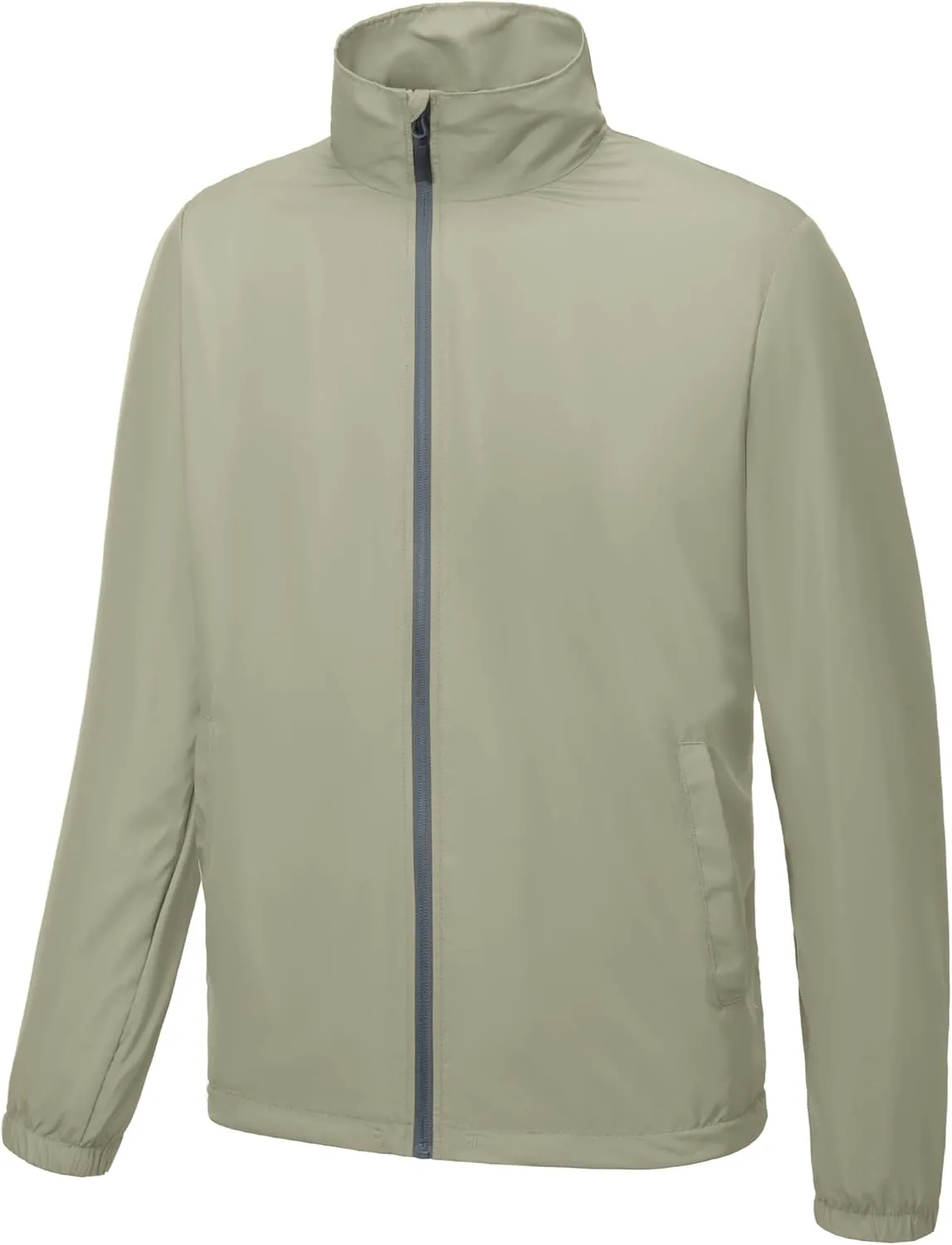 Little Donkey Andy Mens Lightweight Breathable Windbreaker Golf Jacket UPF50  Windproof Outdoor Running Coat