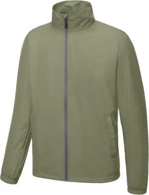 Little Donkey Andy Mens Lightweight Breathable Windbreaker Golf Jacket UPF50  Windproof Outdoor Running Coat