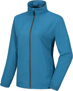 Little Donkey Andy Women's Lightweight Windbreaker Jacket Breathable Windproof Spring Fall Summer Jacket Running Golf UPF50 