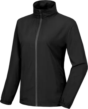 Little Donkey Andy Women's Lightweight Windbreaker Jacket Breathable Windproof Spring Fall Summer Jacket Running Golf UPF50 