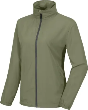 Little Donkey Andy Women's Lightweight Windbreaker Jacket Breathable Windproof Spring Fall Summer Jacket Running Golf UPF50 
