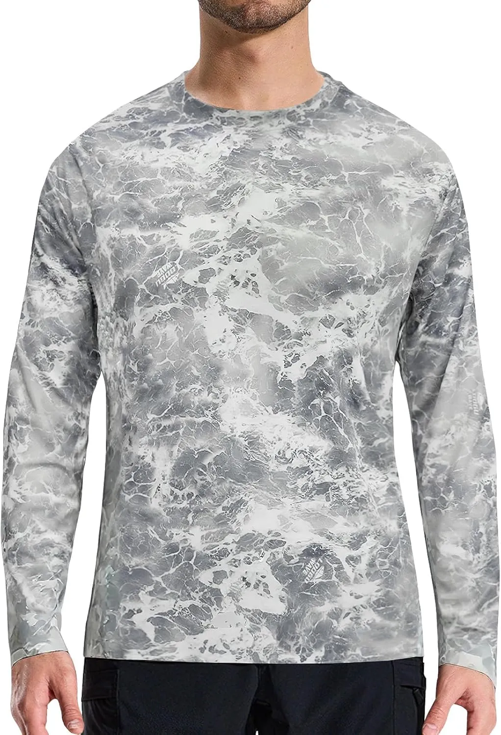 LOOGU Mens Hunting Camo Shirt Lightweight, Camouflage Shirts for Men Long Sleeve Shirt for Fishing Hiking Camping