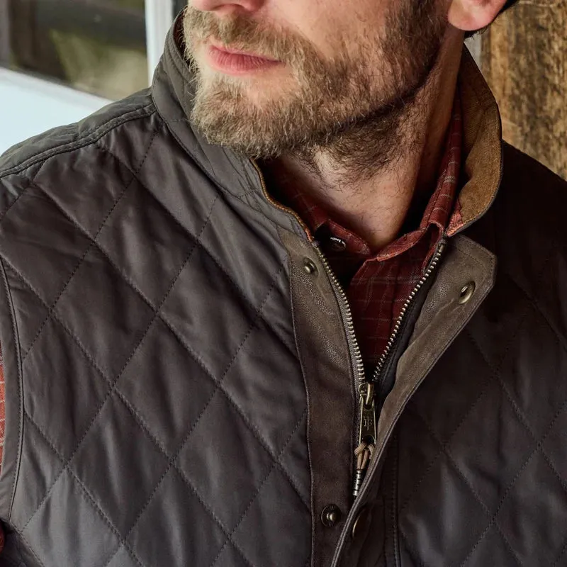 Loudoun Quilted Vest (Black Olive)