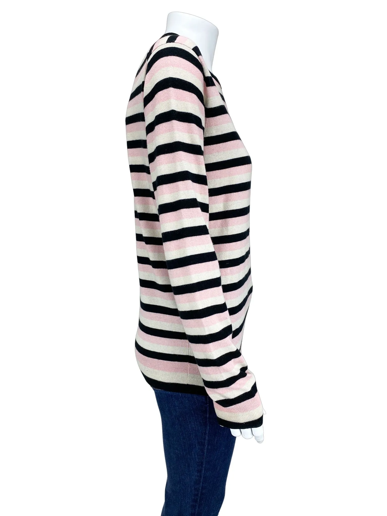 Marc by Marc Jacobs Women's Striped Sweater Pink Multi Size S