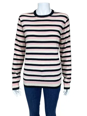 Marc by Marc Jacobs Women's Striped Sweater Pink Multi Size S
