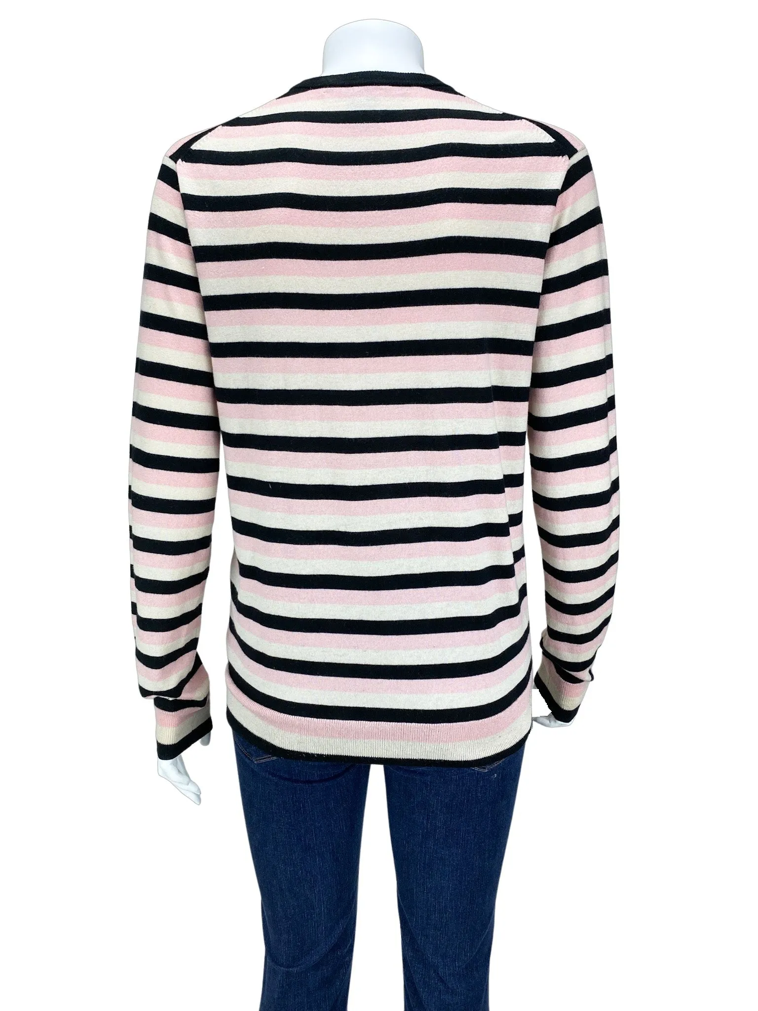 Marc by Marc Jacobs Women's Striped Sweater Pink Multi Size S