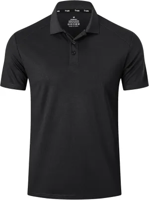 Mens 1/3 Pack Polo Shirt Moisture Wicking Dry Fit Performance Athletic Short Sleeve Golf Shirt