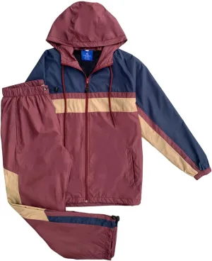 Mens Active 2-Piece Ridge Windbreaker Tracksuit Matching Set